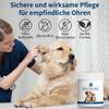 PETCLEAR Dog & Cat Ear Cleaner, 200 Disposable Pads with Aloe Vera, 3 Tins view 3