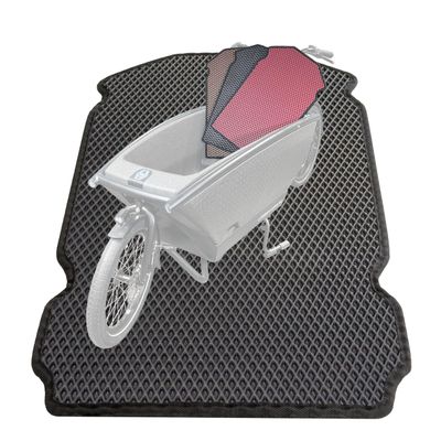 EVA Drive Premium Protective Mat for Urban Arrow with Two Benches | Custom-Fit Floor Mat | Non-Slip Cargo Bike Mat | Easy-Care & Eco-Friendly | Black ME