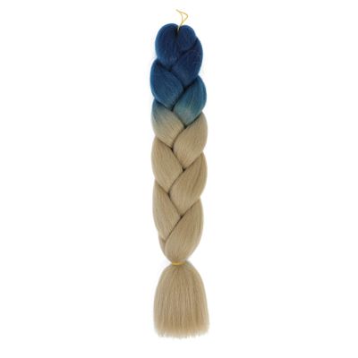 Nvzi AG Synthetic Hair Extensions for Crochet, Twist and Box Braids, 61 cm, Rainbow Ombre Jumbo Braiding Hair, 8-Pack