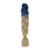 Nvzi AG Synthetic Hair Extensions for Crochet, Twist and Box Braids, 61 cm, Rainbow Ombre Jumbo Braiding Hair, 8-Pack view 1