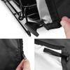 Waterproof Breathable Oxford Cloth Dog Crate Cover with Mesh Window and Double-Door Access, Washable, Black, 24–48 in (61 cm) view 4