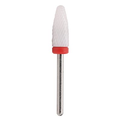Naroote Ceramic Nail Drill Bit, Lightweight Corn Cob Shape, #4