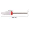 Naroote Ceramic Nail Drill Bit, Lightweight Corn Cob Shape, #4 view 4