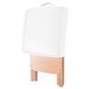 Mokuyary Massage Folding Stool, 12 cm Thick Seat, White Hairdressing and Cosmetic Stool view 3