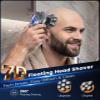 Vylto 5-in-1 Head Shaver for Men, 7D Floating Electric Wet and Dry Shaver for Bald Heads with Intelligent LED Display, Turbo Speed and USB Type-C Charging view 3