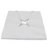 MAMJENNI Disposable Massage Face Cradle Covers with Hole, Highly Absorbent Nonwoven Fabric, Soft, Skin-Friendly, Odorless, [White] Cross-Hole Cover view 3