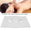 MAMJENNI Disposable Massage Face Cradle Covers with Hole, Highly Absorbent Nonwoven Fabric, Soft, Skin-Friendly, Odorless, [White] Cross-Hole Cover view 4