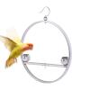 Stainless Steel Bird Perch Hanging Toy Stand view 1