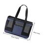 Portable Cat Carrier Travel Bag with Shoulder Strap and Mesh Window view 2