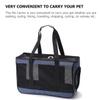 Portable Cat Carrier Travel Bag with Shoulder Strap and Mesh Window view 3