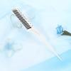 ZAICOLER 3-Row Hair Comb with Rat-Tail Pick and Non-Slip Handle, White view 1