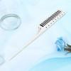 ZAICOLER 3-Row Hair Comb with Rat-Tail Pick and Non-Slip Handle, White view 2