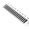 ZAICOLER 3-Row Hair Comb with Rat-Tail Pick and Non-Slip Handle, White view 4