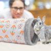 UKCOCO Foldable Small Pet Tunnel for Rabbits and Cats view 4