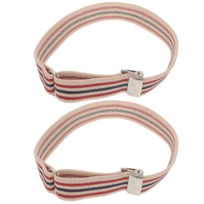 Men's Sleeve Garters, Elastic Polyester, Striped