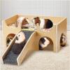 Zeiwohndc Rainbow Hamster Toy Set with Hideout, Swing and Seesaw view 2
