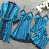 JokeLomple Women's Sexy Lace Lingerie Bodysuit Set, Transparent Latex Wetlook Push-Up Corset Top #1 view 2