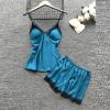 JokeLomple Women's Sexy Lace Lingerie Bodysuit Set, Transparent Latex Wetlook Push-Up Corset Top #1 view 3