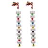 2 Pack Bird Beak Grinding Stone, 13.8 Mineral Block with Bell view 1