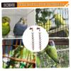 2 Pack Bird Beak Grinding Stone, 13.8 Mineral Block with Bell view 4