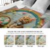 Spring and Easter Bengal Cat Blanket, 152.4 x 203.2 cm, Wool Felt view 3