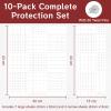 10-Pack Transparent Self-Adhesive Cat Scratch Guards for Sofas + 50 Pins view 2