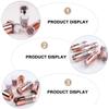 Mipcase 2-Piece Silicone Nail Stamper Set with Gold-Colored Flexible Heads and Stamping Templates, Random Color view 4
