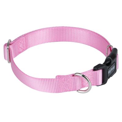 Hyhug Durable Dog Collar for Medium Dogs, Pink