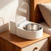Cat Water Bowl, Toilet Shape, Elevated, Small, Fun, Automatic Flow view 2