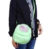 Bnineteenteam Small Pet Carrier, Soft Plush Travel Bag with Adjustable Strap, Lightweight Mesh Design for Hamsters, Hedgehogs, Chinchillas, Outdoor Travel (Green) view 1