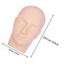 Silicone Practice Head for Eyelash Extension and Makeup Training view 2