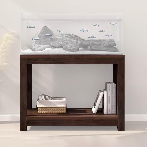 Generic Reptile and Aquarium Cabinet, 70 cm Double-Shelf Stand