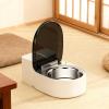 Cat Water Bowl, Toilet Shape, Elevated, Leak-Proof, Automatic Flow view 3