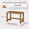 Adjustable Terrarium Stand for Reptiles with Non-Slip Feet, Wooden Aquarium Shelf for Home, Hotels, and Home Offices view 2