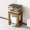 Adjustable Terrarium Stand for Reptiles with Non-Slip Feet, Wooden Aquarium Shelf for Home, Hotels, and Home Offices view 3