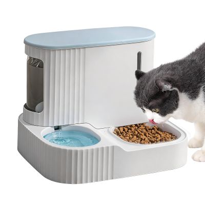 Food and Water Dispenser Set, 2-in-1 Water Dispenser