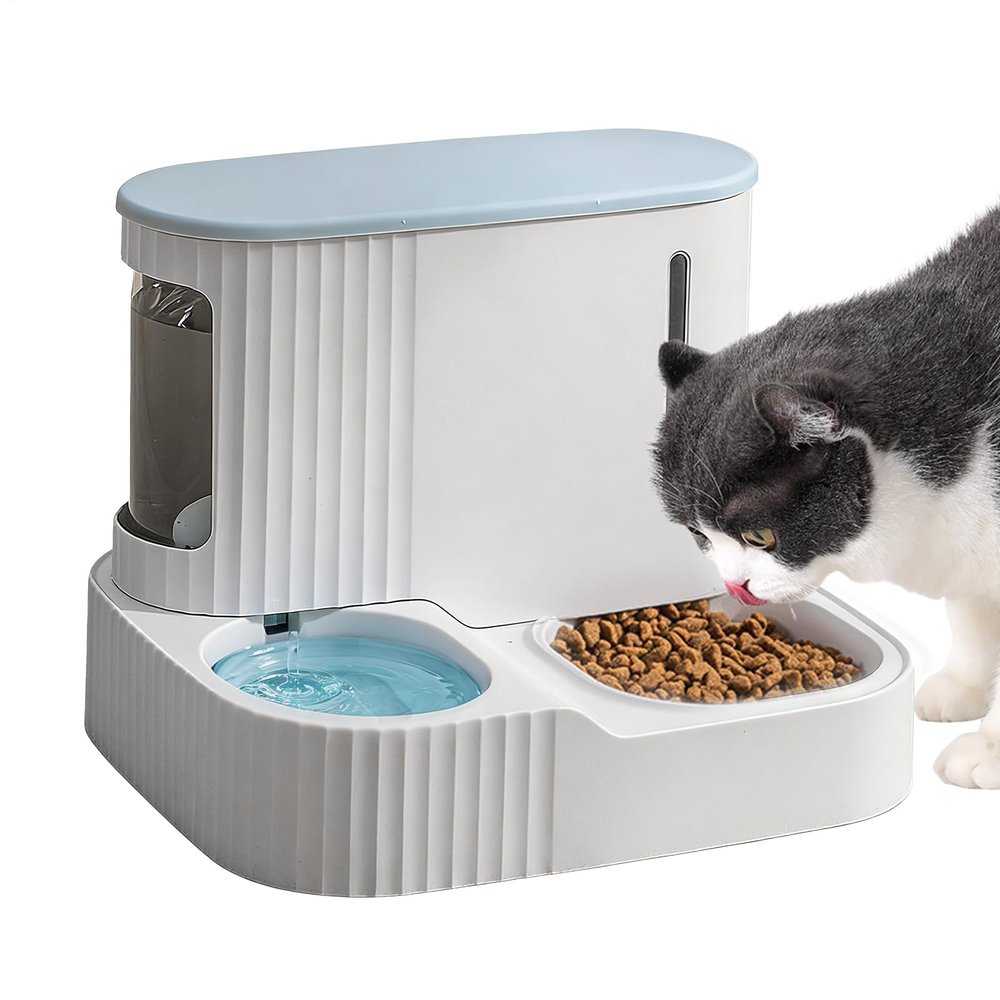 Food and Water Dispenser Set, 2-in-1 Water Dispenser