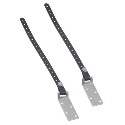 UKCOCO 2-Piece Adjustable Anti-Tip Furniture Anchors for Cabinets, Shelves, and TVs