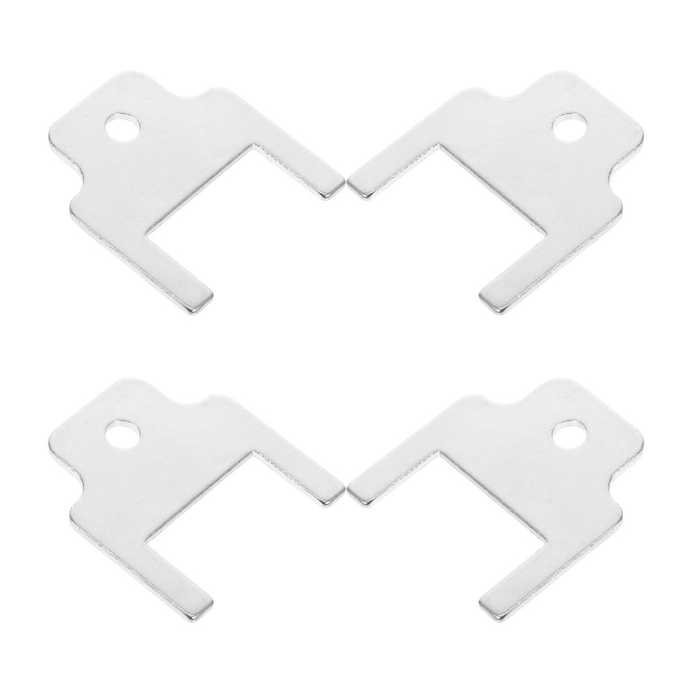 PLAFOPE 4-Pack Sturdy Iron Toilet Paper Dispenser Keys, Portable, for Public Restrooms