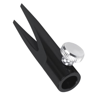 Black Cylindrical Aluminum Alloy Eyebrow Pencil Sharpener