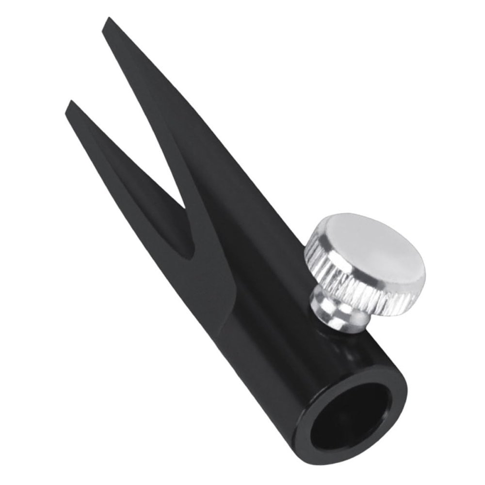 Black Cylindrical Aluminum Alloy Eyebrow Pencil Sharpener
