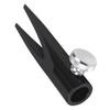 Black Cylindrical Aluminum Alloy Eyebrow Pencil Sharpener view 1