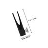 Black Cylindrical Aluminum Alloy Eyebrow Pencil Sharpener view 2