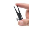 Black Cylindrical Aluminum Alloy Eyebrow Pencil Sharpener view 3