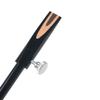 Black Cylindrical Aluminum Alloy Eyebrow Pencil Sharpener view 4