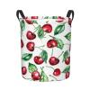 Cherry-Red Laundry Basket and Toy Storage Basket, 40 x 50 cm view 1