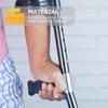 Hemobllo Crutch Replacement Pads with Soft Grip, Padded Axillary Support and Non-Slip Rubber Tips view 3