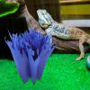 BAZEITFLOW Reptile Terrarium Humidifier, Natural Evaporation, Blue Grass-Shaped Design view 3