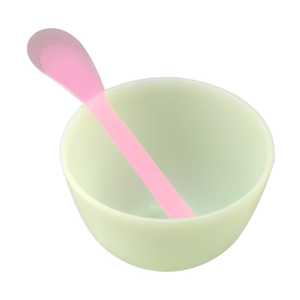 PAMINGONO Silicone Face Mask Bowls, 2-Pack, Green