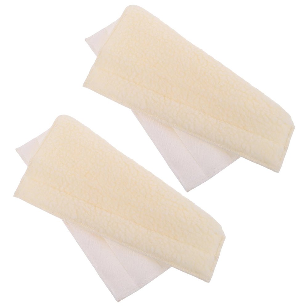 Ciieeo 1 Pair Soft Lambswool Armrest Pads, Non-Slip, 42 x 37 cm, for Wheelchairs and Office Chairs